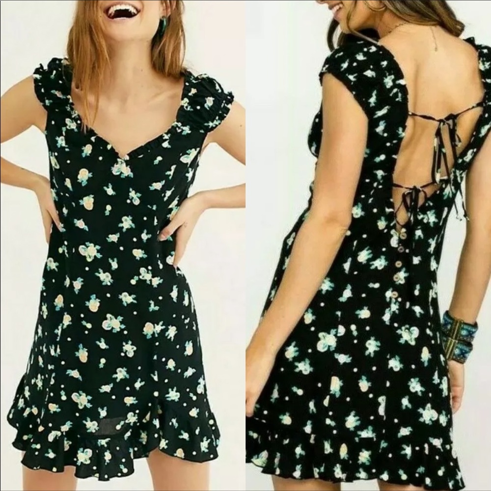 Free People Like a Lady Cap Sleeve Dress
